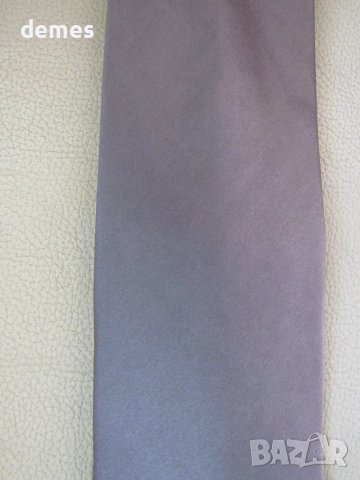 Луксозна сива копринена вратовръзка, нова, снимка 3 - Други - 50229654