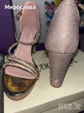 Обувки на висок ток, снимка 2 - Дамски обувки на ток - 53953831