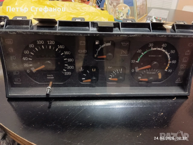 табло с уреди арматурно километраж за Рено 1.4 Турбо , Рено 11 Турбо, Рено 5 GT Turbo 