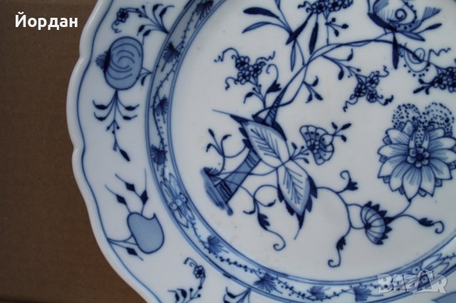 Немска чиния порцелан ''Meissen'', снимка 3 - Колекции - 42755983