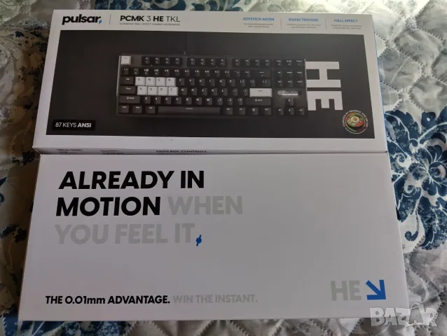 Клавиатура Pulsar PCMK 3 HE TKL (Magnetic 8K), снимка 2 - Клавиатури и мишки - 56116857