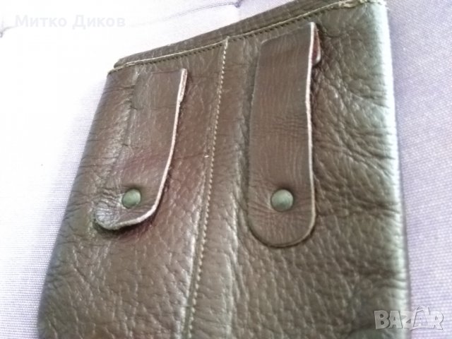 Чанта за колан СИС Естествена кожа 14х11см, снимка 5 - Чанти - 36988244