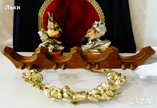 Стенна закачалка от естествено дърво,корона. , снимка 4 - Закачалки - 52915021