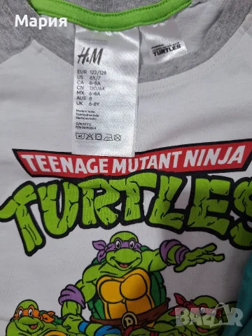 Летни пижами 7-8 г. - 15 € за три броя, снимка 2 - Детски пижами - 56061258