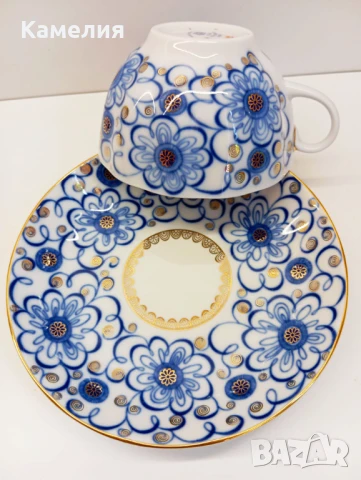 Руски порцелан , снимка 3 - Чаши - 50914762