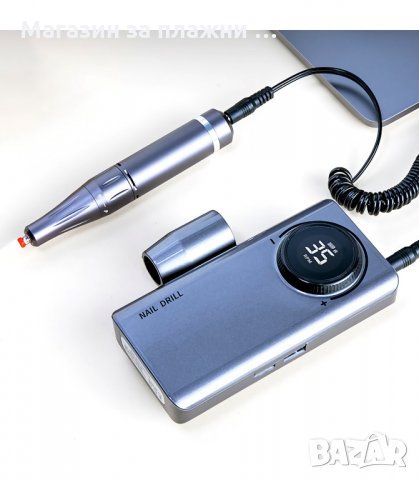 БЕЗЖИЧНА ЕЛЕКТРИЧЕСКА ПИЛА ЗА МАНИКЮР, 35000 ОБОРОТА - код V-201, снимка 2 - Педикюр и маникюр - 34127054