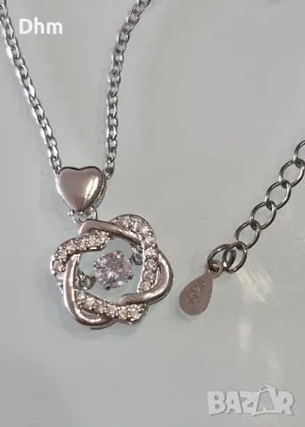 Сребърни колиета, снимка 5 - Колиета, медальони, синджири - 48273516