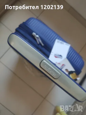 Куфар American Tourister Soundbox Spinner 55/20 TSA EXP – Midnight (Моделът на Роналдо), снимка 14 - Куфари - 55727702