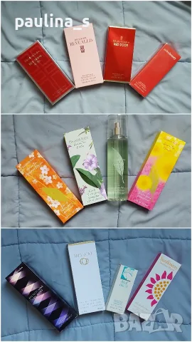 Elizabeth Arden / Red door, Green tea, Arden Beauty, Provocative woman, Blue grass, Sunflowers 