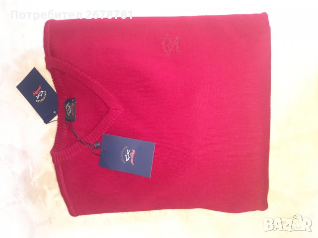 оригинални мъжки пуловери на PAUL ＆ SHARK, снимка 6 - Пуловери - 31006921