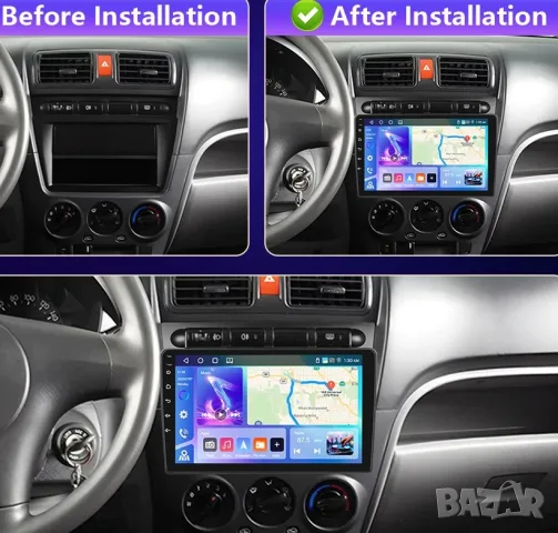 Мултимедия за Kia Morning, KIA Picanto, EURO STAR, Навигация, Андроид Auto, Carplay, Waze, KIA, 2DIN, снимка 7 - Аксесоари и консумативи - 56188948