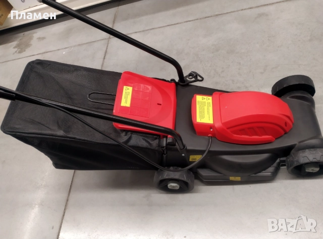 Електрическа косачка за трева E 300 1000 W, 300 mm 28 l. кош, снимка 3 - Градинска техника - 36154123