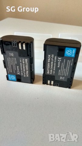 Батерия LP-E6 за Canon Mark II,Mark III,5D,6D,7D,60D,60Da,70D,80D, снимка 2 - Батерии, зарядни - 30207604