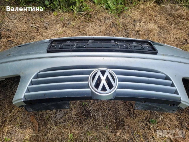 Предна броня за VW Polo 2001 година,сив цвят, снимка 4 - Части - 51149574