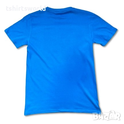 Нова детска тениска с дигитален печат Стич (Stitch) в син цвят, снимка 2 - Детски тениски и потници - 51722273