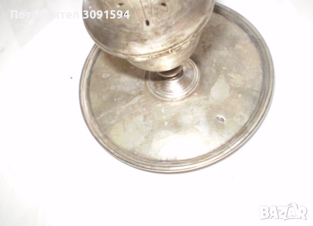 Радка колекционерска Османска турска ислямска сребърна кадилница с надпис  и рибена кост , снимка 9 - Антикварни и старинни предмети - 44324886