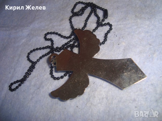 КРАСИВ СТИЛИЗИРАН ФЕШЪН АРТ КРЪСТ - КОЛИЕ БЛАГОРОДНА НЕРЪЖДАЕМА СТОМАНА с ЦИРКОН и ВЕРИЖКА 27486, снимка 11 - Колиета, медальони, синджири - 36982764