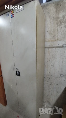 Метален Шкаф - рафтове 80/44/198 см за съхранение с халки за катинар, снимка 6 - Шкафове и рафтове - 49375491