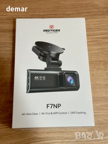 REDTIGER 4K Двойна видеорегистраторна камера, STARVIS 2 сензор, 128GB, снимка 8 - Аксесоари и консумативи - 52972699