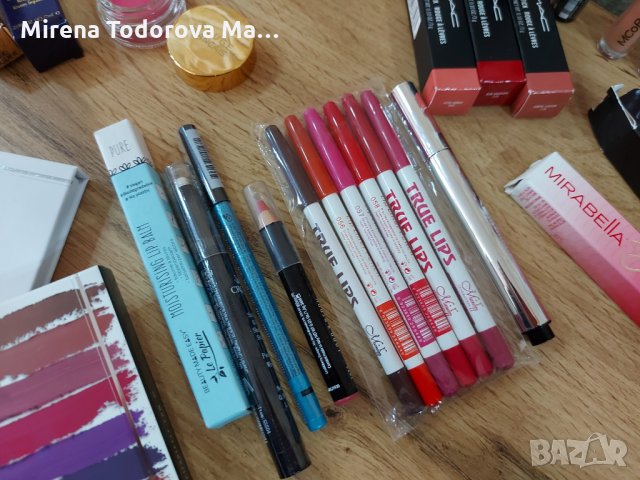 Червила, моливи, контур, руж lorreal, m.a.c., estel lauder, снимка 4 - Декоративна козметика - 35619696