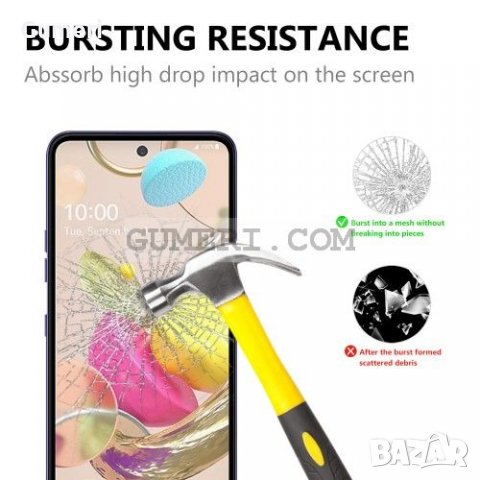 LG K52 5D стъклен протектор за екран , снимка 2 - Фолия, протектори - 31204783