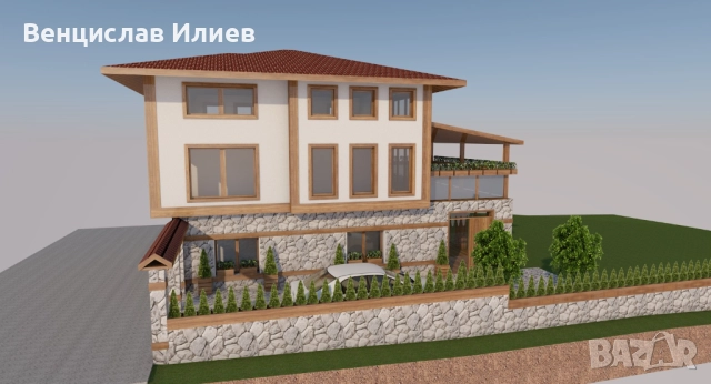 Уникален имот с готов проект за къща за гости – с. Долно Драглище, снимка 8 - Къщи - 51812950