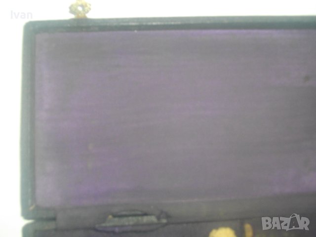 Старинна Кутия За Шублер - Дървена с Кожа и Метални Копчалки-330х110х25мм-Немска, снимка 11 - Антикварни и старинни предмети - 44183957