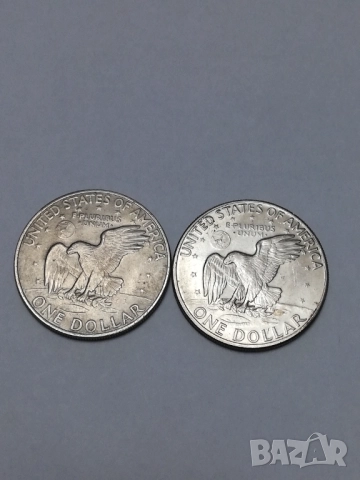 лот монети 1 долар Айзенхауер 1972 г., снимка 4 - Нумизматика и бонистика - 52587659