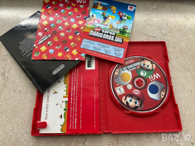 New Super Mario Bros Nintendo Wii , снимка 2 - Игри за Nintendo - 54192955