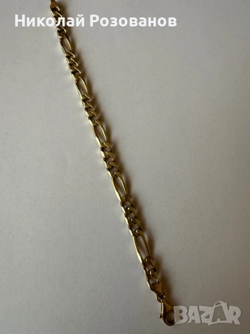Мъжка златна гривна Картие, снимка 3 - Гривни - 54192872