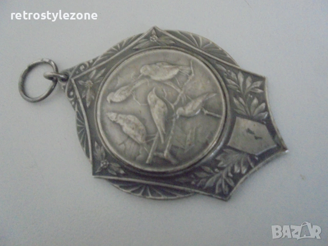 № 8485 Стар медал WOGELWERELD GENT 1959 – Белгия , снимка 3 - Други ценни предмети - 43533293