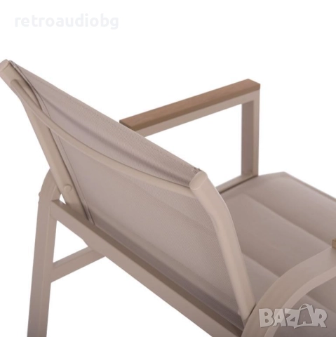 Градински алуминиев комплект ЖУЛИЕТ капучино, снимка 10 - Градински мебели, декорация  - 52822914