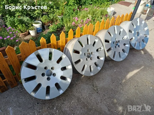 18ки Audi OE 5x112mm, снимка 5 - Гуми и джанти - 55778766