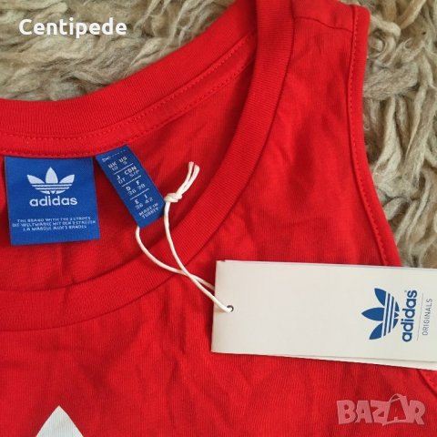 Кроп топ Adidas Originals, снимка 4 - Корсети, бюстиета, топове - 30016114