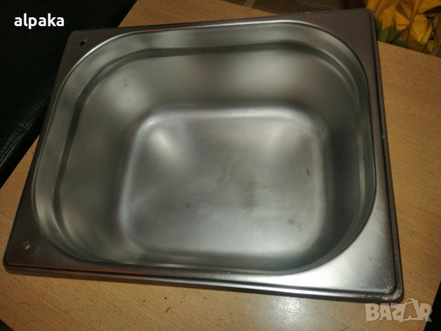 Продавам дълбока канта алпака 32.5/26.5/13.5см, снимка 2 - Прибори за хранене, готвене и сервиране - 44508444