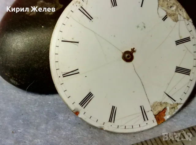 МЕХАНИЗЪМ от РЯДЪК СТАР КОЛЕКЦИОНЕРСКИ ШВЕЙЦАРСКИ ДЖОБЕН ЧАСОВНИК с РИМСКИ ЦИФЕРБЛАТ 49644, снимка 5 - Антикварни и старинни предмети - 48578773