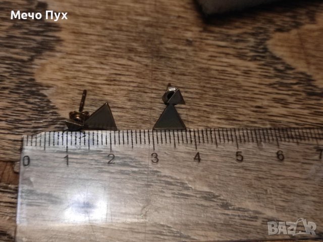 Сребърни обеци (54), снимка 3 - Обеци - 39480241