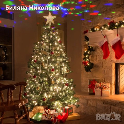 3D прожектор за Елха 6 Визии - Звезда  ТОП ПРОДУКТ ЗА 2025, снимка 7 - Други стоки за дома - 52644201