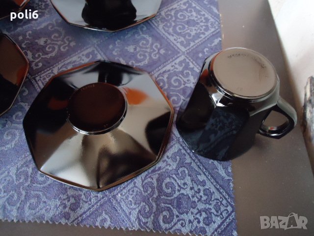 черни чаши за кафе, снимка 3 - Чаши - 30974147