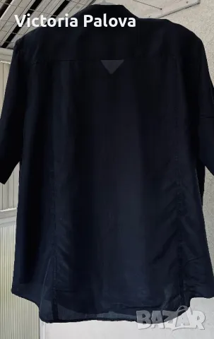 Копринена риза голям размер MILANO M SPORT, снимка 5 - Ризи - 49874677