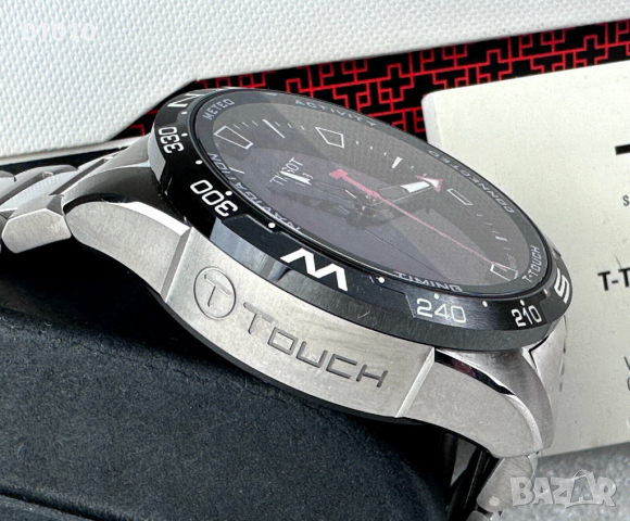 Tissot T-Touch Connect Solar Sapphire Titanium смарт часовник, снимка 12 - Смарт часовници - 40138598