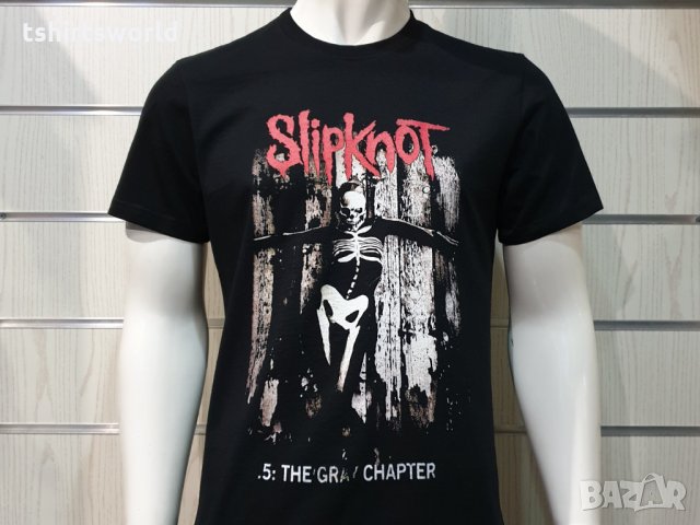 Нова мъжка тениска с дигитален печат на музикалната група SLIPKNOT - The Gray Chapter, снимка 7 - Тениски - 35347840