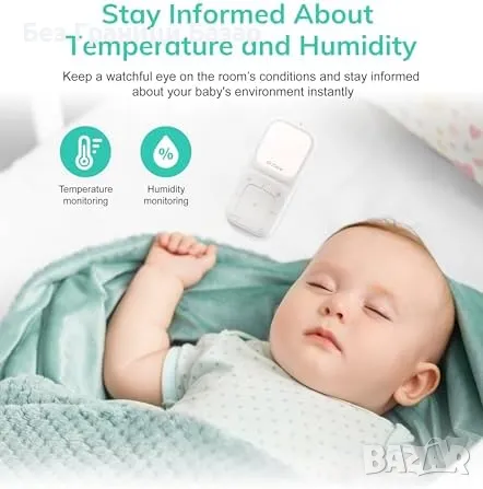 Нов Dr.Care Neo Go - Бебефон с 2-посочен звук вибрация и 8 приспивни песни, снимка 2 - Бебефони - 47771651