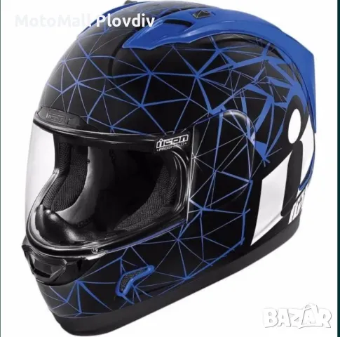 Ликвидация есен 2017! icon airmada мото каска писта нова мотор икон, снимка 4 - Аксесоари и консумативи - 49177058