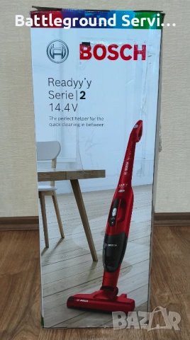 Bosch вертикална прахосмукачка! 