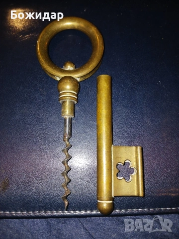 Бронзов Търбушон за Вино.Германия.1975г., снимка 3 - Декорация за дома - 54142020