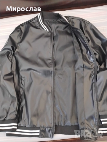 Модерно КОЖЕНО ЯКЕ, снимка 5 - Якета - 54096475