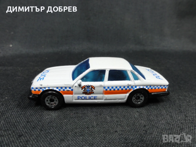 СТАРА РЕТРО МЕТАЛНА КОЛИЧКА MATCHBOX THAILAND JAGUAR XJ6 POLICE, снимка 2 - Колекции - 52021348
