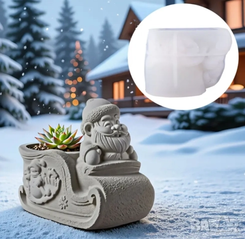 Молд дядо Коледа с шейна , снимка 3 - Форми - 51562984