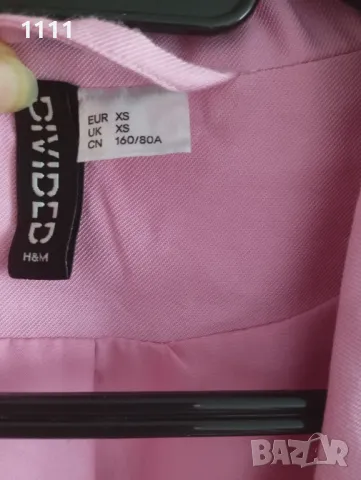 Блейзер H&M размер S., снимка 3 - Сака - 50418542